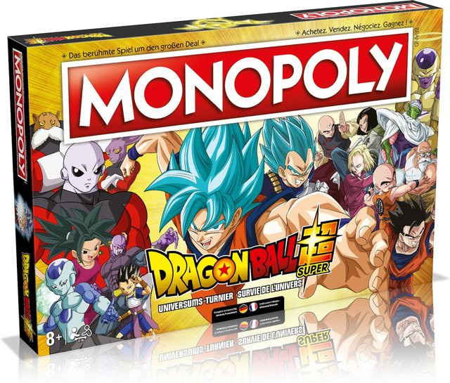 Winning Moves Monopoly Dragon Ball Super Brettspiel Anime deutsch/französisch - Bild 1