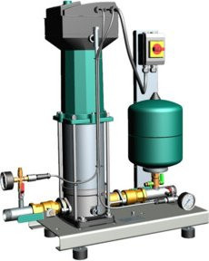 Wilo Druckerhöhungsanlage SiBoost Smart 1 MVISE 404, 8 cbm/h, G 1 1/4, multicolor - Bild 1