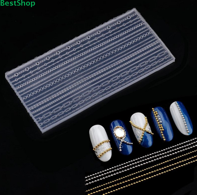 HNKMP Nail Art Chain Silikonform, Unisex - Bild 1