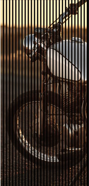 FN Acustico Akustikplatte Motorrad in Bunt aus PET und MDF, B/H: 1.133 x 2.400 mm, Tiefe: 19 mm - Bild 1
