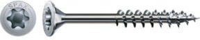 Spax Universalschraube Senkkopf mit T-STAR plus Teilgewinde 4CUT WIROX A3J, Farbe: Silber, Durchmesser: 6 mm, Länge: 90 mm - Bild 1