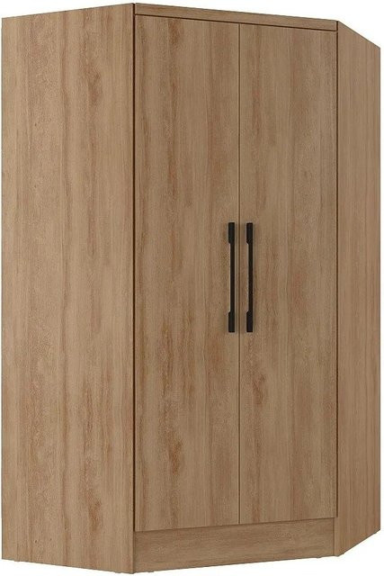 Vente-unique Kleiderschrank Aurali Eckschrank für dein Schlafzimmer in Naturfarben Hell (Beige/Braun), Breite: 101,5 cm - Bild 1
