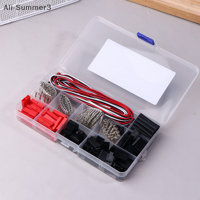 400 Stück Stecker Set mit 2/3 Pin Männlich und Weiblich für JR JST SYP Futaba Jumper Kabel Extensions für RC Roboter und Flugzeuge in Multicolor - Bild 1