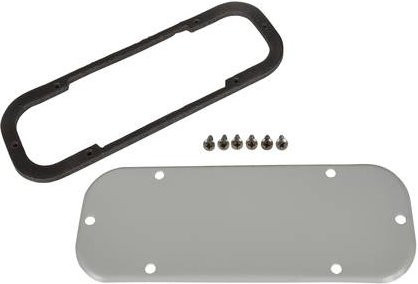 Schneider Electric NSYTLCRNA Kleinverteilerzubehör zur Verbindung mit der Kabeleinführung A. L180 mm, B 60 mm, Farbe Grau - Bild 1