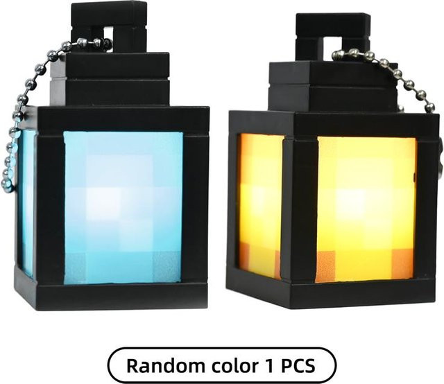 PRELEXT Mini-Laterne Nachtlicht Schlüsselanhänger, LED-Lampe, weiß, Unisex - Bild 1