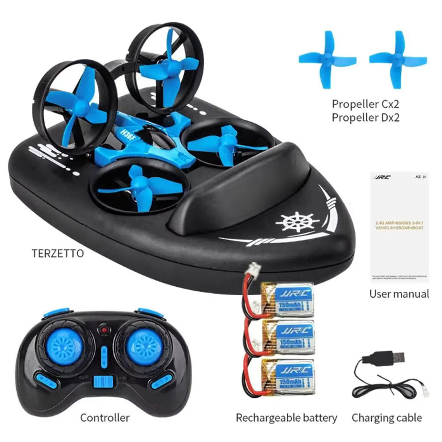Tccicadas RC Hovercraft Drohne, Multifunktions Quadcopter, ab 14 Jahre - Bild 5