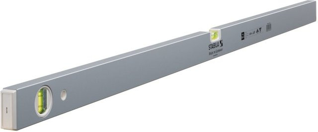 STABILA Wasserwaage Type 80 U aus Aluminium in Grau, Länge: 120 cm - Bild 1