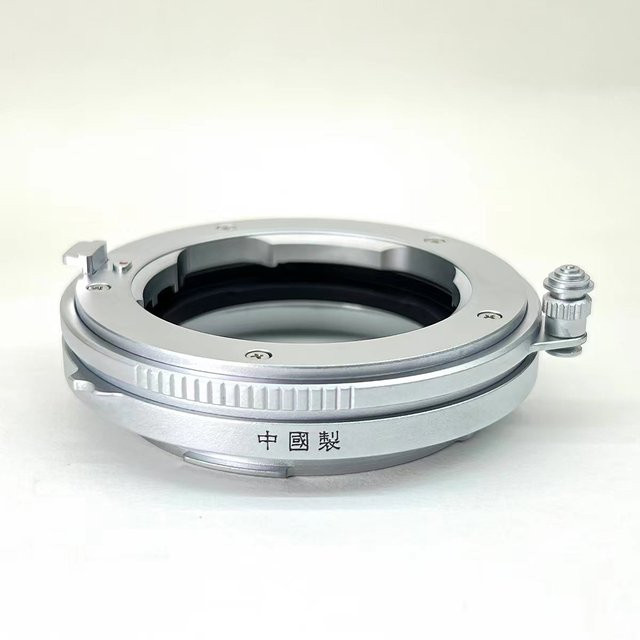 Leica Makro Objektiv Adapter von M-Mount auf L-Mount in Silber - Bild 1