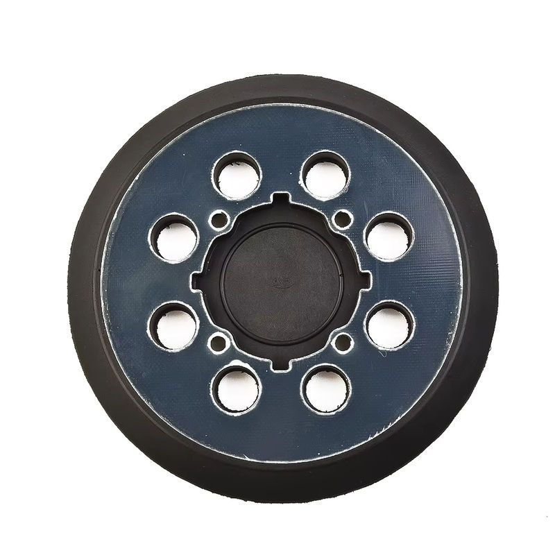 DAZZLEEX Klettverschluss Stützkissen für Exzenterschleifer DWE6423, 8-Loch Schwammpolster, Durchmesser: 125 mm, Schwarz - Bild 2