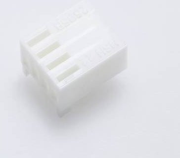 Molex Buchsengehäuse-Kabel in Weiß mit 2,54 mm Rastermaß - Bild 1