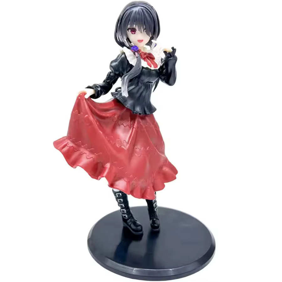 Bandai Date Live Tokisaki Kurumi Anime-Figur, Mädchen-Modell, 18cm, Schwarz - Bild 2