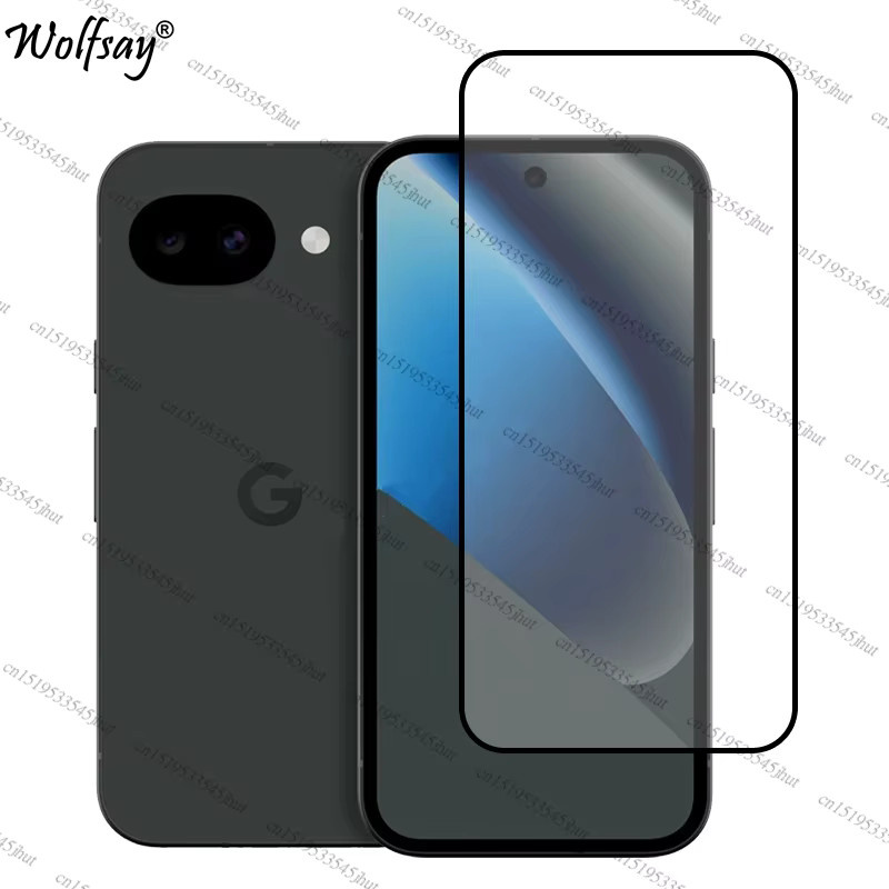 Wolfsay Displayschutzfolie aus gehärtetem Glas für Google Pixel 10a, transparent - Bild 1