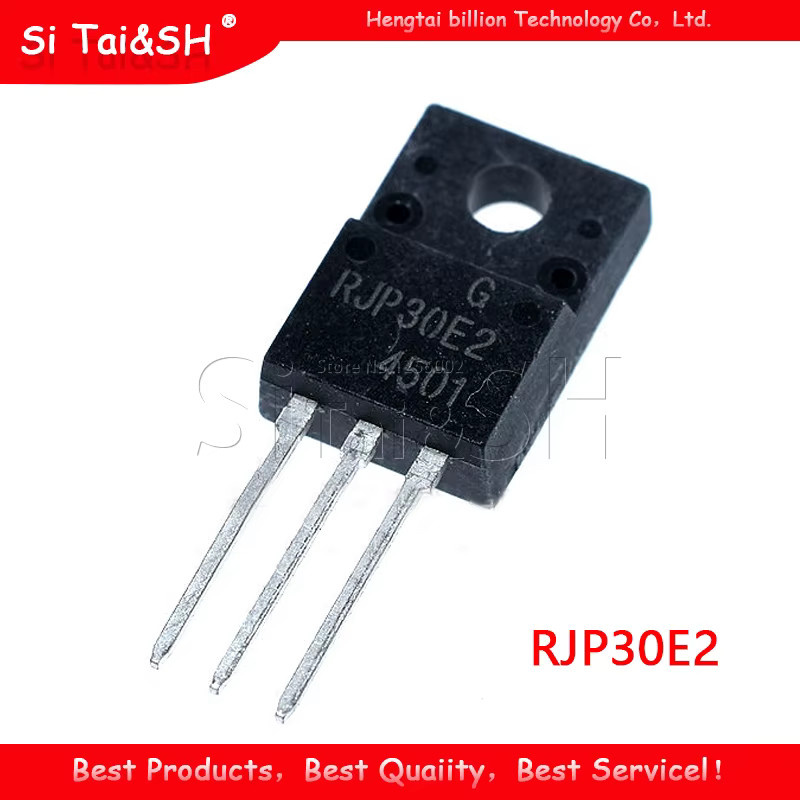 10er Set Si Tai&SH RJP30E2 TO-220F Transistoren in Schwarz - Bild 2