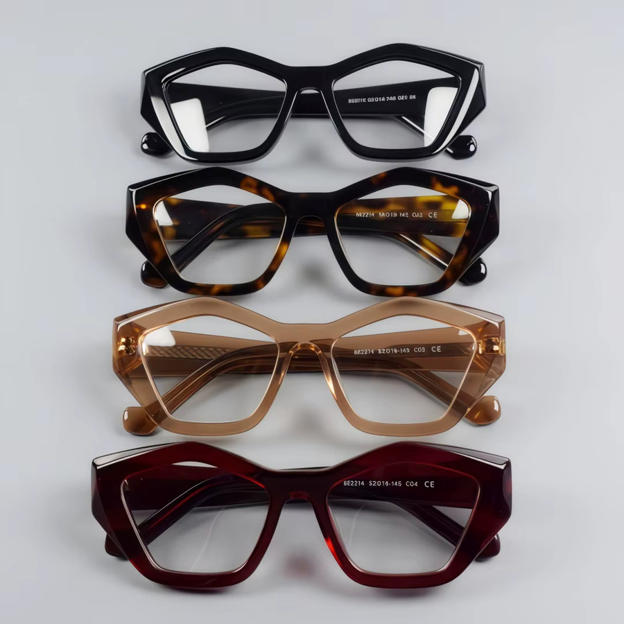 BETSION Lesebrille, Cat-Eye, Acetat, Vollrand, Unisex - Bild 4