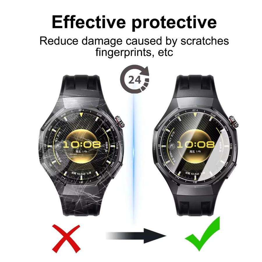 Huawei Uhren-Schutzglas, Glas, Transparent, für Huawei Uhr GT6 Pro - Bild 6
