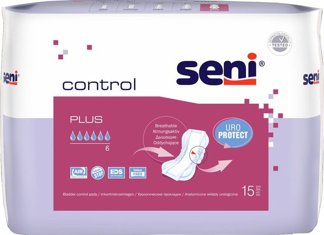 SENI Inkontinenz-Einlagen, Unisex, 15 Stück - Bild 1