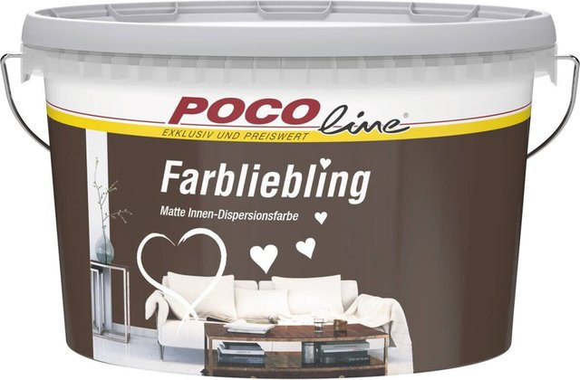 POCOline Raumfarbe Farbliebling Borneo in Grün und Braun, 2,5 l - Bild 1