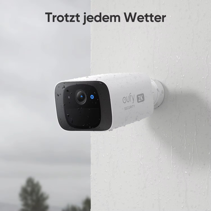 eufy Security SoloCam C210 Kabellose Außenkamera in Weiß mit 2K-Auflösung und WLAN-Anbindung - Bild 2