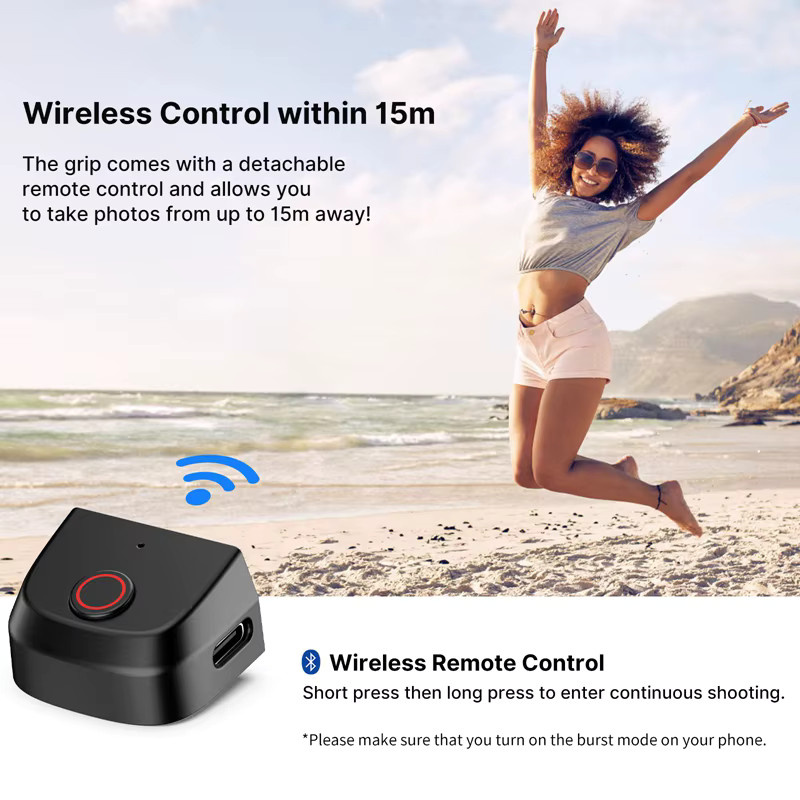 Ulanzi MA35 MagSafe Smartphone-Kamera-Auslösergriff mit Bluetooth in Schwarz - Bild 4