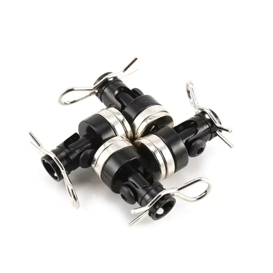 NeebRC RC Auto Karosserie-Magnetbefestigungen, 4-teiliges Set, Blau, Metall, 1:10 - Bild 2