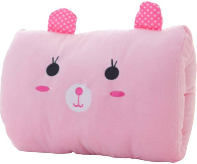Andralyn Bär Plüsch Kissen, Rosa, Plüsch / Textil - Bild 1