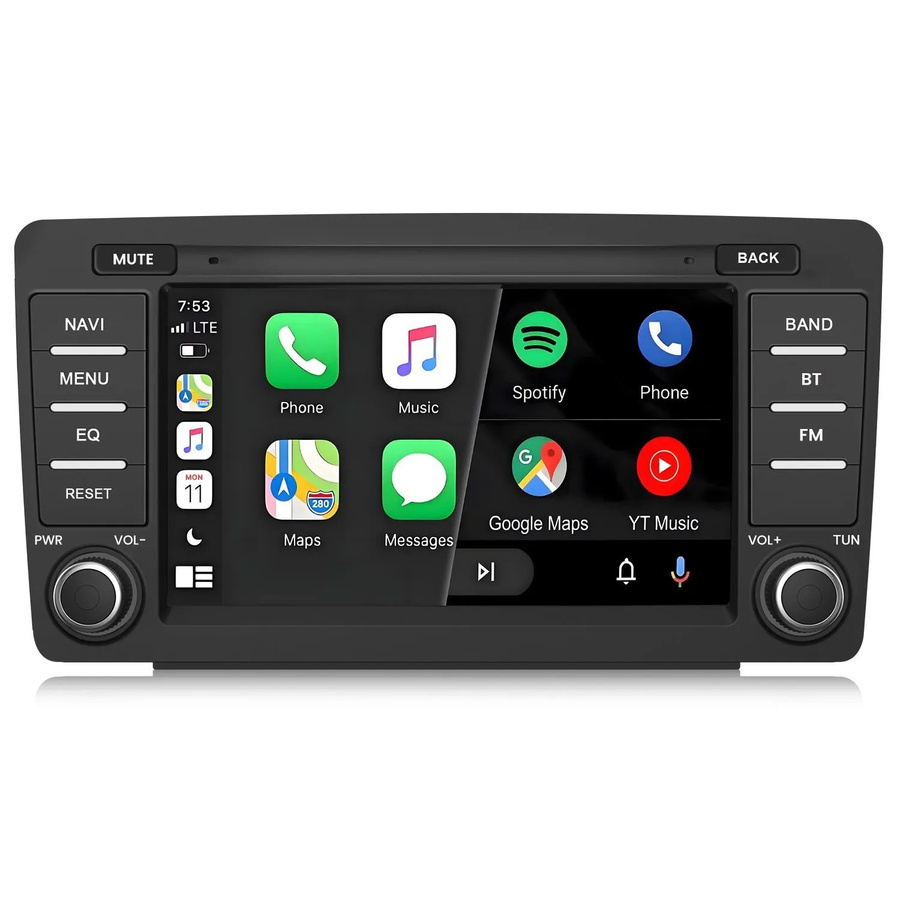Junsun Autoradio für Skoda Octavia 2004-2013 mit Bluetooth und GPS in Schwarz (7,0 Zoll) - Bild 2