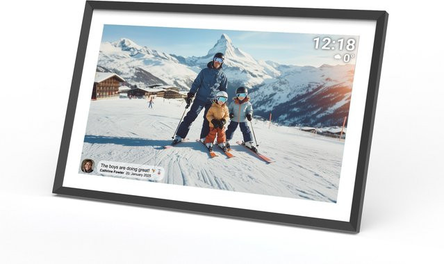 Denver PFF-1081 Frameo Digitaler Bilderrahmen 10,1 Zoll Schwarz - Bild 2