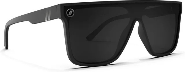 Blenders Sci-Fi Sonnenbrille, Damen, Vollrand, Butterfly, Schwarz, Grau, Holz - Bild 1