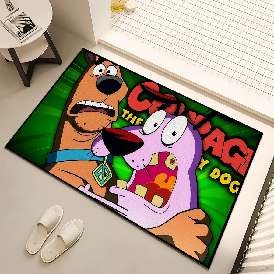 C-COURAGE Bodenmatte mit Cartoon Hund Motiv für Kinder, Rechteckig, Mehrfarbig, Breite: 60 cm, Tiefe: 40 cm - Bild 5