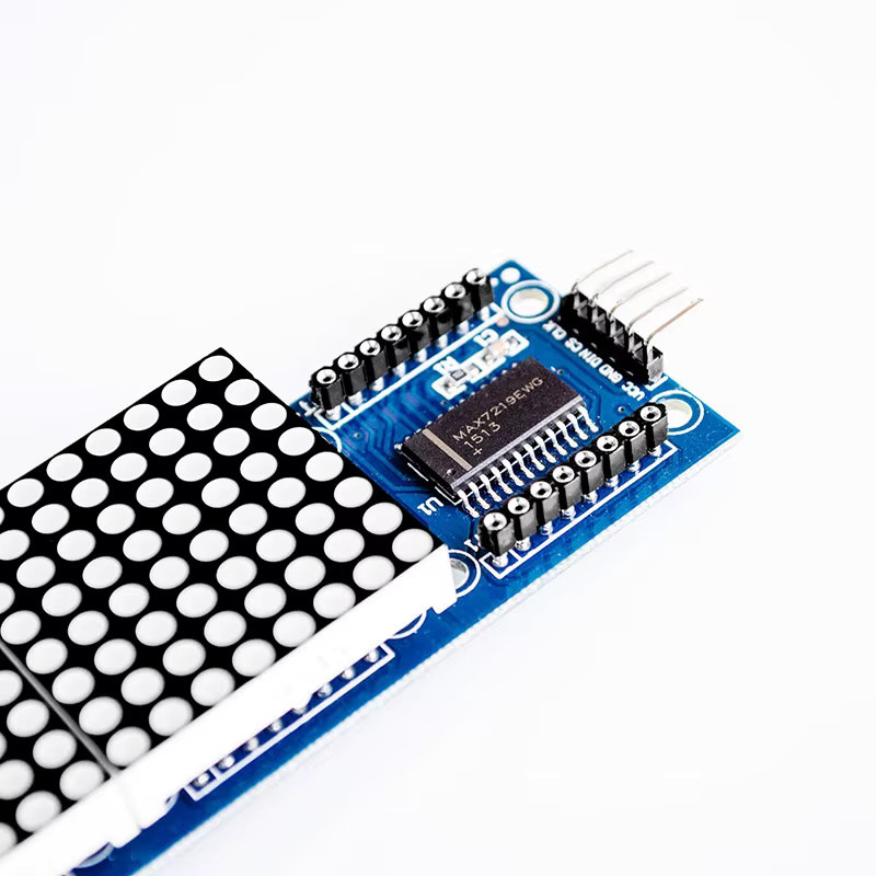 Si Tai&SH MAX7219 Dot Matrix Modul 4-in-1-Display für Arduino Mikrocontroller in Rot mit 5P Leitung - Bild 2