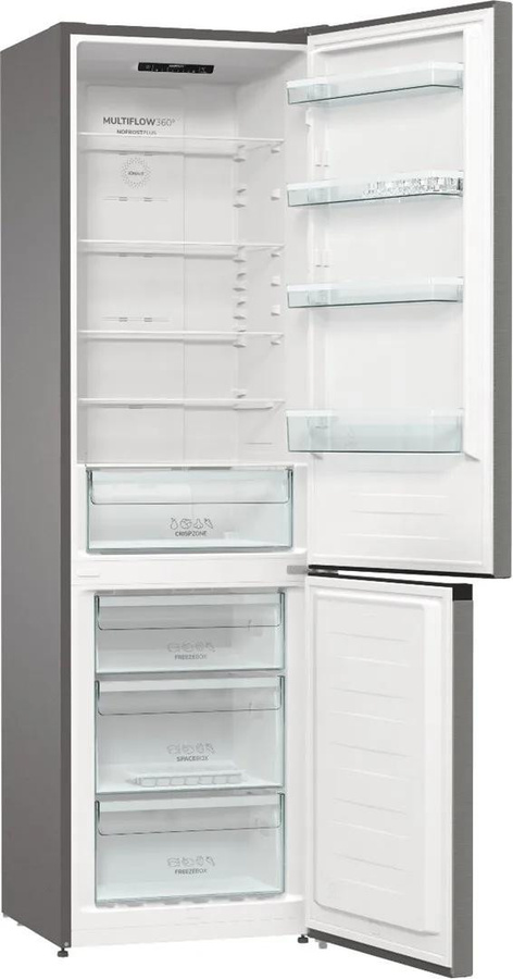 Gorenje Kühlschrank NRK6202EXL4 mit NoFrost-Funktion, 331 l, Grau - Bild 1