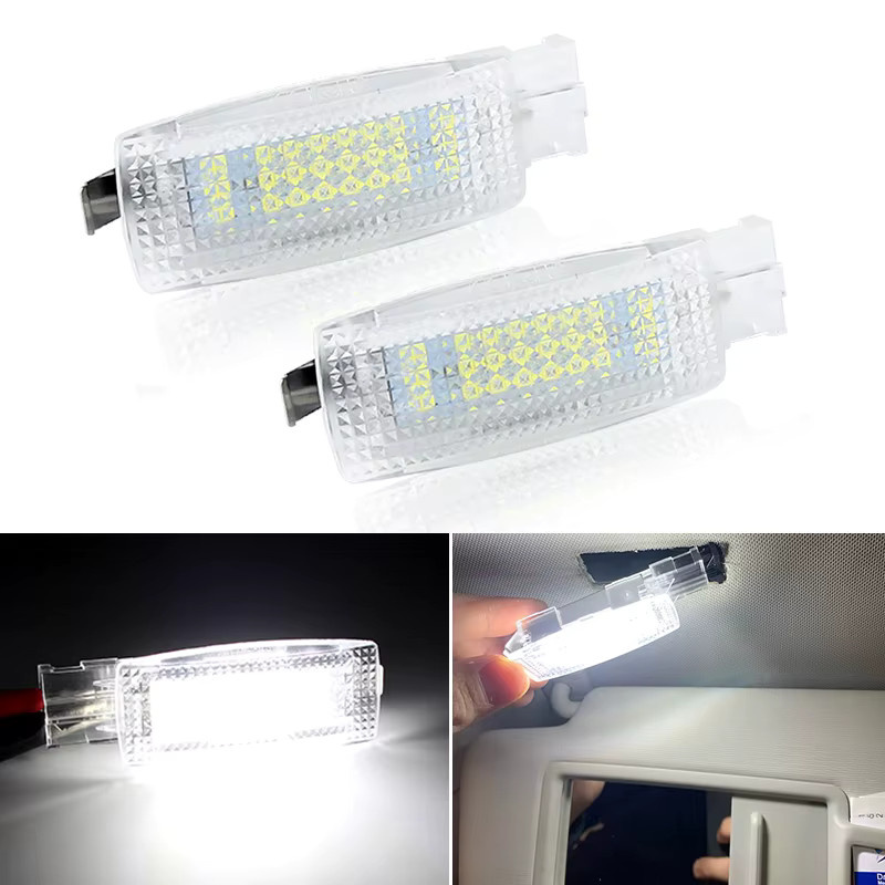 APMATAUTO LED Sonnenblenden Spiegel Lampen Set für VW Golf Passat Polo Tiguan Scirocco Jetta Sharan (2 Stück) - Bild 5