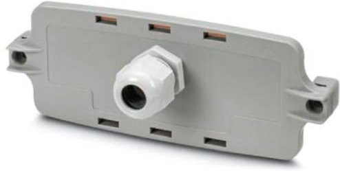 Phoenix Contact Frontplatte ECS-P-122X169-S-UV-CG GY 1050380 in Grau, B: 16,3 cm, H: 6,2 cm, T: 3,0 cm - Bild 1