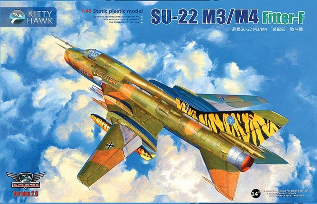 Kitty Hawk Sukhoi Su-22 M3/M4 Fitter-F, Fahrzeug, 1:48, ab 14 Jahren - Bild 1