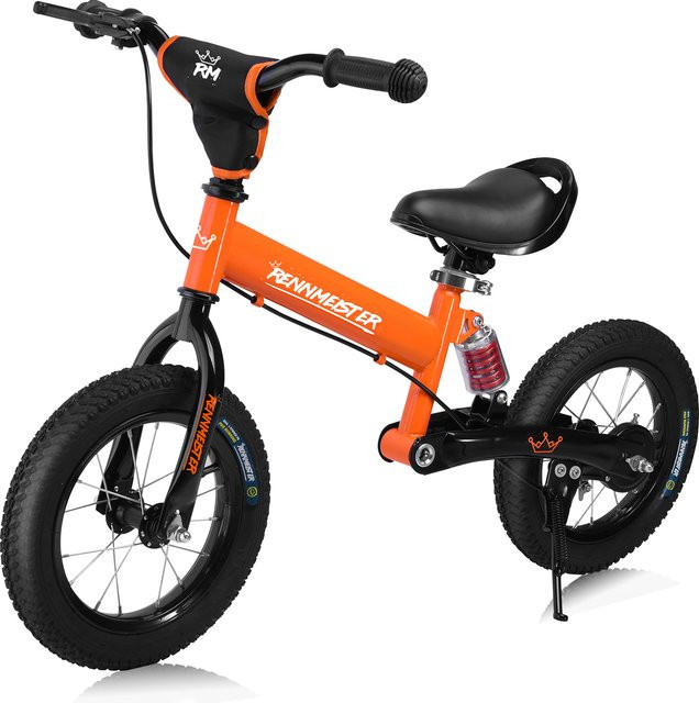 RENNMEISTER Kinderlaufrad Orange Renn-Design ab 3 Jahren - Bild 1