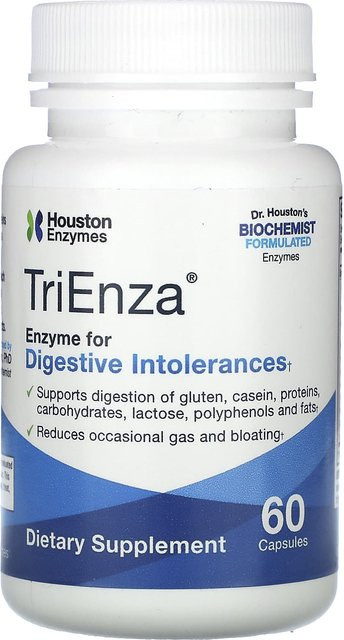 Houston Enzymes TriEnza, 60 Kapseln, Unisex - Bild 1