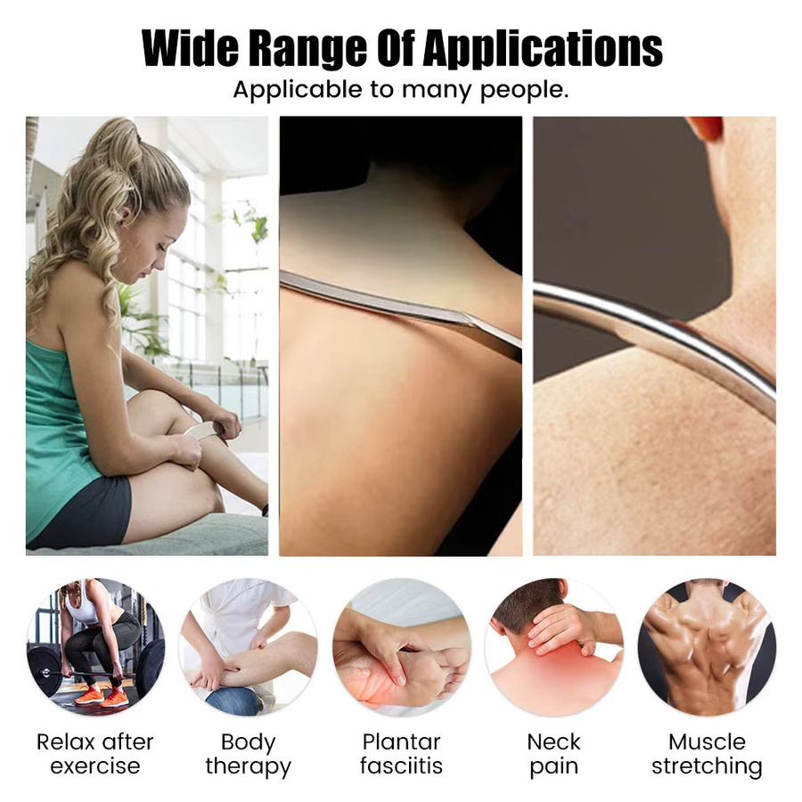BYEPAIN Massage Werkzeug aus Edelstahl, Unisex - Bild 6