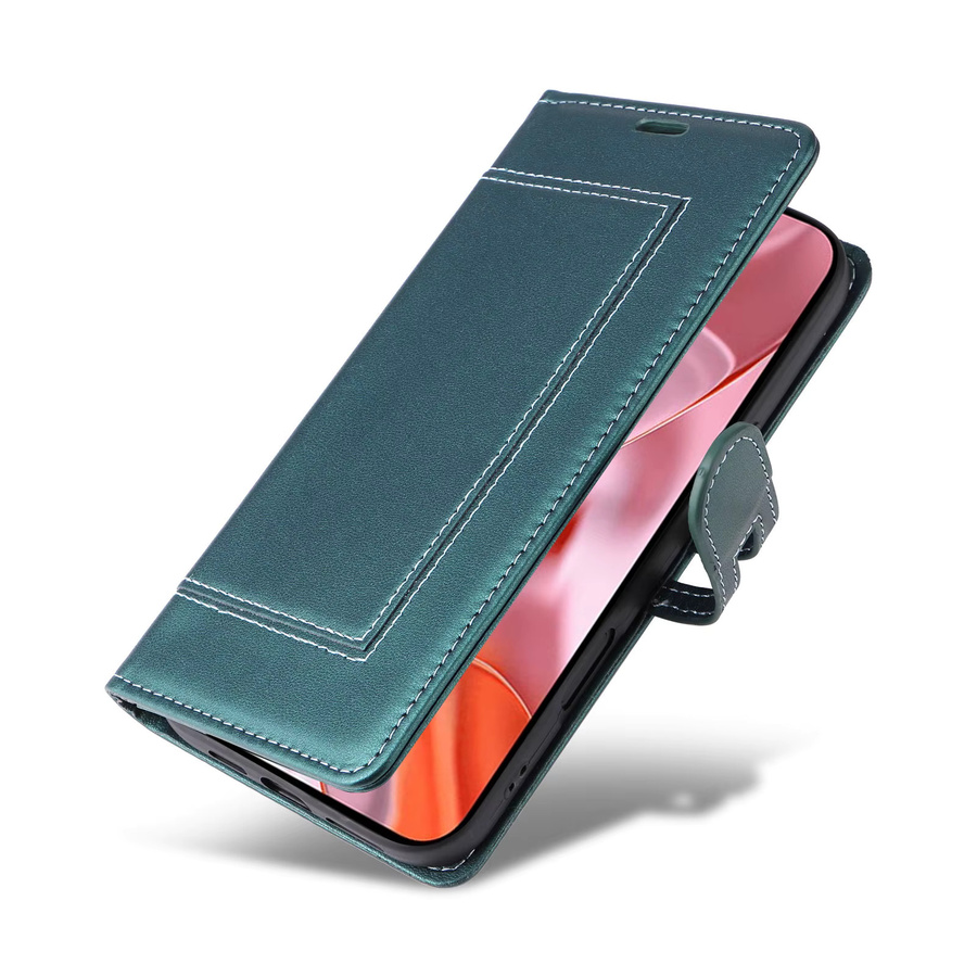 Magnetische Flip Cards Leder Handyhülle für Google Pixel 10 Pro XL, 9A, 9, 8, 8A in Blau mit Kickstand und Stoßfestem Book Pocket Cover - Bild 2
