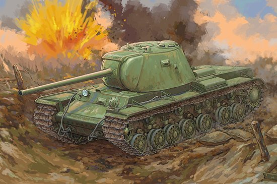 Trumpeter Russian KV-3 Heavy Tank, Fahrzeuge, Grün - Bild 1