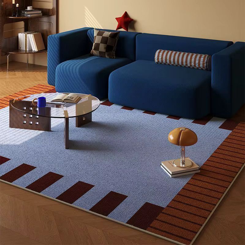 VIKAMA Vintage gestreifter Teppich für Wohnzimmer und Schlafzimmer in Aesthetic-Design - Bild 1