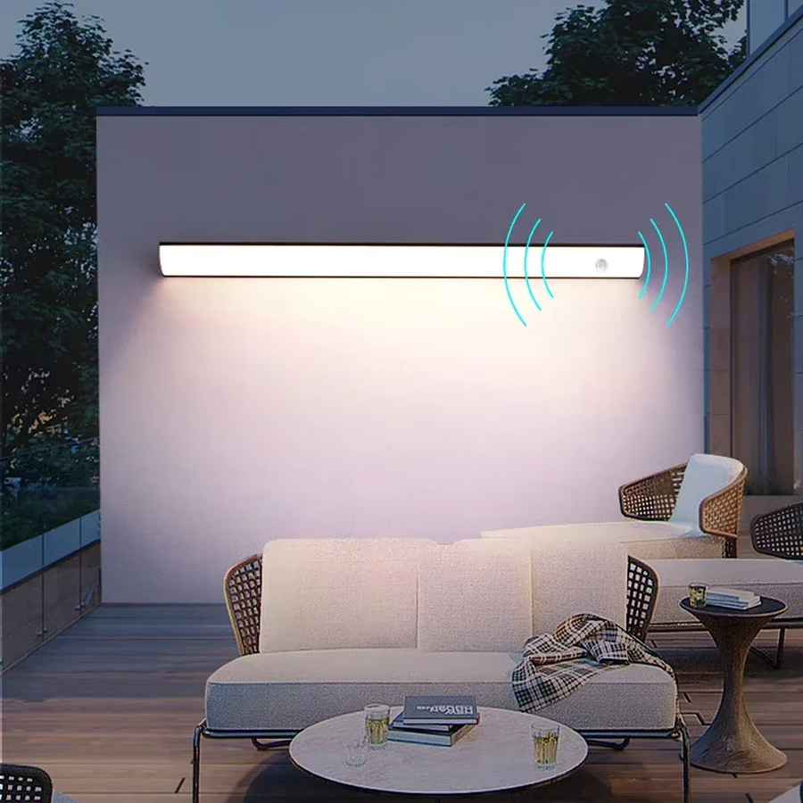 Z ZOSIMIO LIGHT LED Wandleuchte Linear in Weiß mit Warmlicht, wasserdichte Außenleuchte für Balkon, Garten und Terrasse - Bild 2