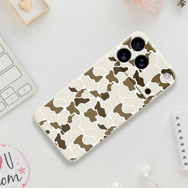 Silikon Handyhülle im Camouflage-Stil für iPhone 11 bis iPhone 17 Pro Max in Multicolour - Bild 1
