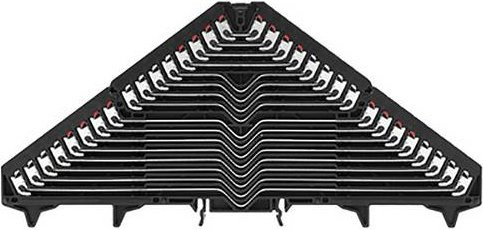 Weidmüller Rangierverteiler 1173680000 Push-In-Klemme Schwarz 9,20 mm 20 Stück - Bild 1