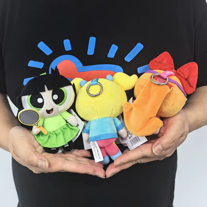 HUGKIS Sport Series Powerpuff Girls Plüsch-Schlüsselanhänger, 15 cm - Bild 3