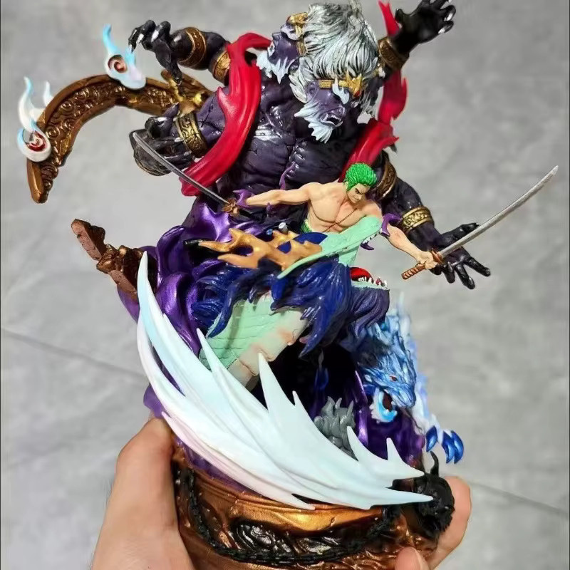 One Piece Roronoa Zoro Höllenform Actionfigur, Anime-Charakter-Statue - Bild 4