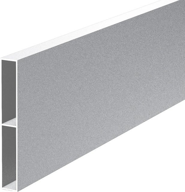ZacAlu Lattenbrett aus Aluminium in Silbergrau, Breite: 14,5 cm, Länge: 180 cm - Bild 1