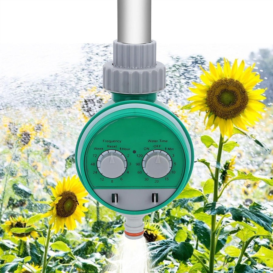 Elektronischer Bewässerungstimer mfySpace für deinen Garten, automatische Steuerung, schwarz - Bild 3