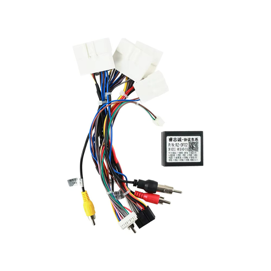 MEKEDE 16-PIN Autoradio-Stereo-Kabeladapter mit Canbus für Nissan Murano Qashqai J10 J11 X-Trail Tiida in Multicolour - Bild 2