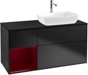V&B Waschtischunterschrank Finion in Blau, B/T/H: 120 x 50,1 x 50,1 cm - Bild 1