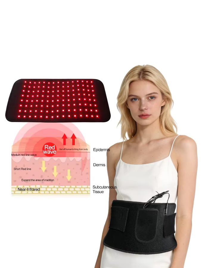 Raiuleko Rotlicht-Taillengürtel mit 120 LEDs, Unisex - Bild 5
